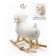 Swearing Sheep Amarobaby Dolly, 65x34x60 cm, white
