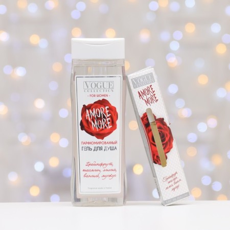Gift set Female amore More, shower gel 250 ml, perfumery water 30 ml-8