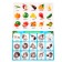 Developing Velcro game "Fruits and Vegetables", according to the method of G. Doman