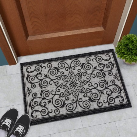 Side carpet, size 50x80 cm, color Silver/smoke-4