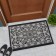 Side carpet, size 50x80 cm, color Silver/smoke
