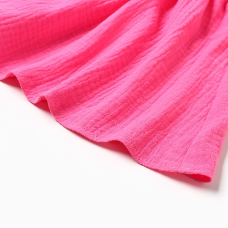 Baby dress with ruffles KAFTAN "Muslin", p. 32 (110-116 cm), bright pink-11