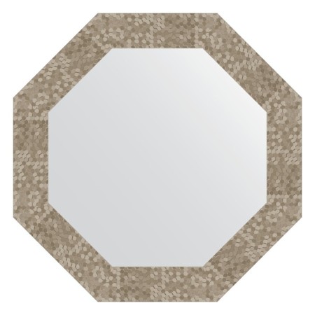 Mirror in the baguette frame, honeycomb titanium 70 mm, 57x57 cm