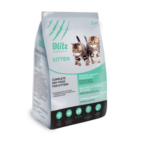Dry food Blitz for kittens, 2 kg