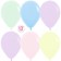 Shar Latex 12 "Makaruns", pastel, set of 50 pcs., Mix