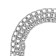 Collar - three -core half -pounding, 40 cm, wire thickness 2 mm