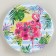Disposable paper plate "Flamingo" (18 cm)