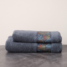 Terry towel Sofi de Marko Hamlet, 550 g, size 50x90 cm, blue color blue