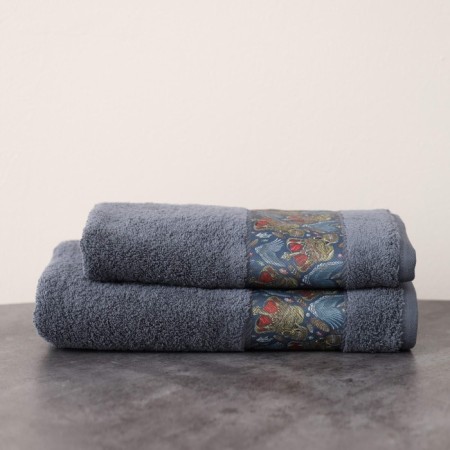 Terry towel Sofi de Marko Hamlet, 550 g, size 50x90 cm, blue color blue