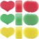 Baby washcloth without a massage layer, mix