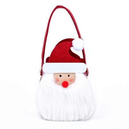 New Year's basket for decor "Santa Claus" 12.5 × 8.5 × 24 cm-3