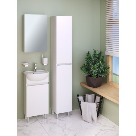 Bathroom mirror "Lada 40" graphite, 12 x 40 x 60 cm-3