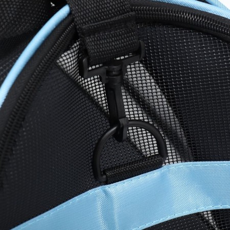 Mesh-rifle bag, 48 x 26 x 31 cm, blue-8