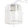 Chandelier 91287/3 E27 40W white-chrom 52x15x25 cm Bayerlux