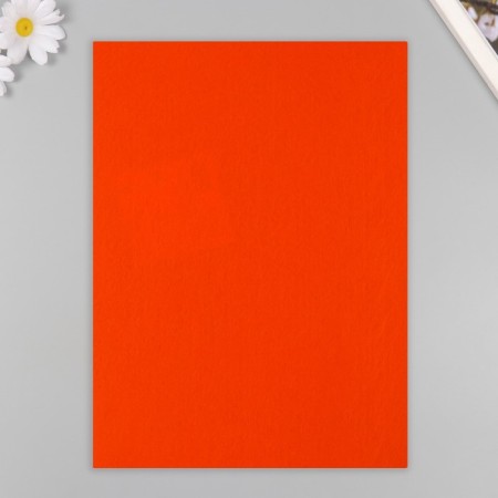 A set of felt 22x30 cm, 5 sheets, Korea, col. persimmon-3