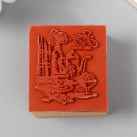 Printing tree "Spring tea" 4.5x4x2.5 cm-2