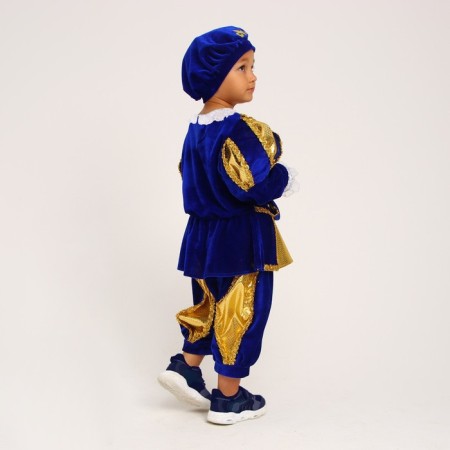 The carnival costume "Prince", the color is blue, p. 36, height 122-128 cm-2