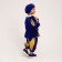 The carnival costume "Prince", the color is blue, p. 36, height 122-128 cm