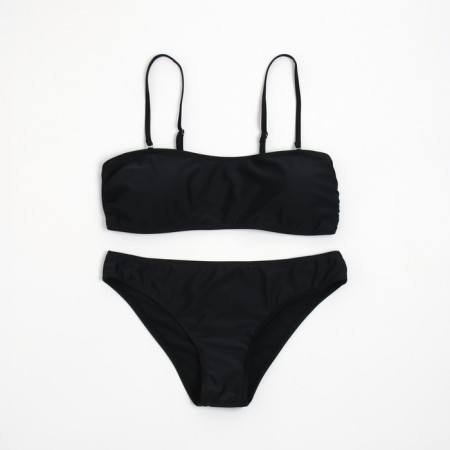 Female Separate swimsuit with tunic minku color black, size 44-4