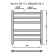 Electric towel Grois Bruno, 500x600 mm, 6 crossbars, lower, black