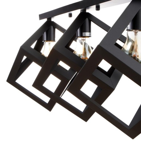 Lamp "Cube" 3HE27 40W Black 78x22x30 cm Bayerlux-3