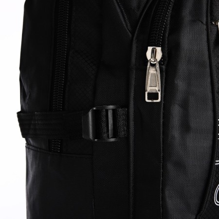 A backpack with a lightning with an increase, 55l, 5 external pockets, black color-6