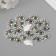 Decor for creativity tree "Green Eyes" set of 20 pcs 2.4x1.5 cm