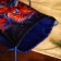 Bag on the lace, the color is blue/multi -colored