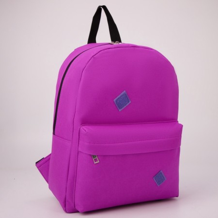 School textile “Cosmos”, 37 x 33 x 13 cm, Velcro, purple school backpack-12