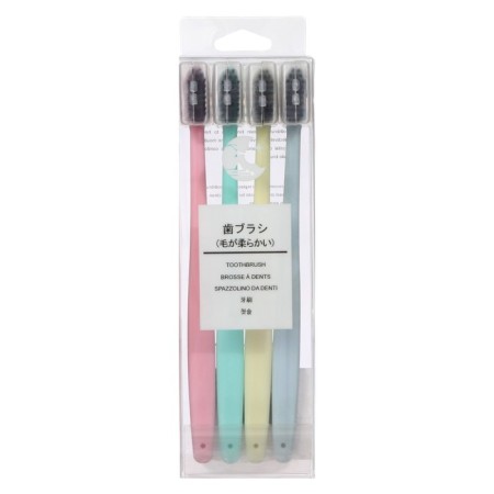 Set of 4 brushes, macarun, soft stiffness