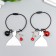 Acryl keychain on a cable with a bell "A couple of Lennons" Set 2 pcs