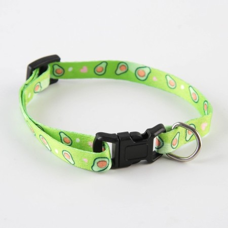 A collar for dogs and cats with Fasteks "Avocado", 30x1 cm-1