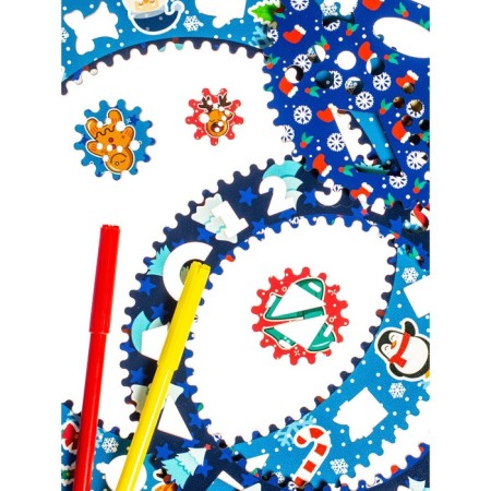 Spirograph "New Year's mood"-6