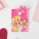Clips children's “chosen” flower smile, the color is pink-brown