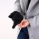 Gloves male, dimensionless, with insulation, black color