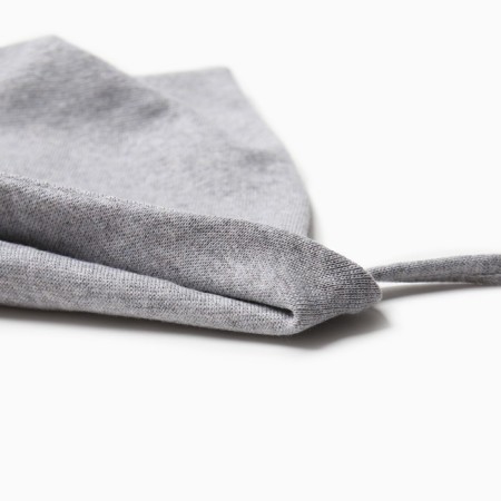 Hat cat for a girl, color gray melange, size 46-50-1