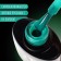 Gel nail polish, Glow in the Dark, 3-phase, 8ml, LED/UV, luminescent, mint-turquoise color (20)