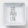 Sauls "White East", 150 ml, 8.3 × 8.3 × 3.8 cm, white color