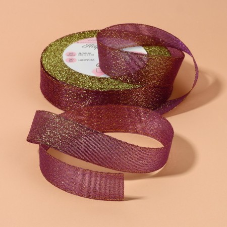 Bricky tape, 20 mm, 23 ± 1 m, lilac color No. 012-1