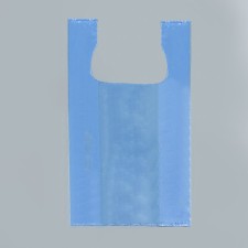 T -shirt package, polyethylene, blue 24 x 42 cm, 8 μm