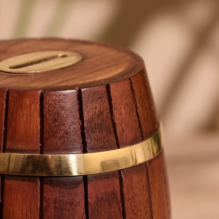 Piggy bank "Barrel" 10x10x12 cm, mane-2