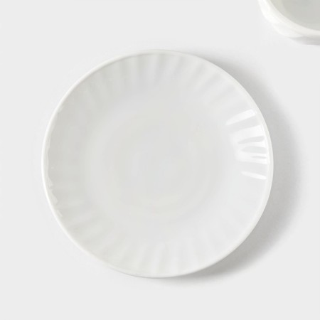 Service Tea Dauva "Diva", 12 items: 6 cups 190 ml, 6 saucers, glass ceramics-3