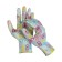 Nylon gloves, with nitrilum semi -nitrous, size 9, color mix, Greengo