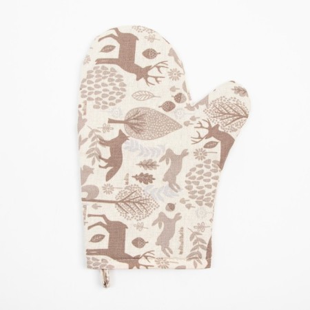 Set of kitchen. Forest Dwellers: mittens 20x27 cm, take 19x19 cm, 100% HL-2