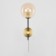 Sconces Citilux "Lauren" CL146413, 15x36 cm, 1x40W, E14, brown color