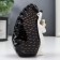 Souvenir Ceramics "Hedgehog with heart" White-black with gold 10.6x6x9.5 cm