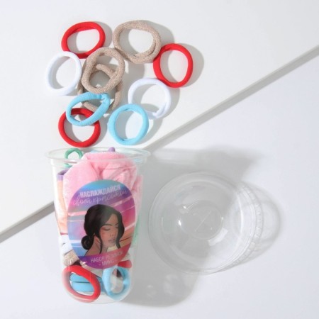 Hair gum, set “Enjoy your beauty”, 72 pcs.