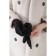 Female gloves, size 7, without insulation, black color