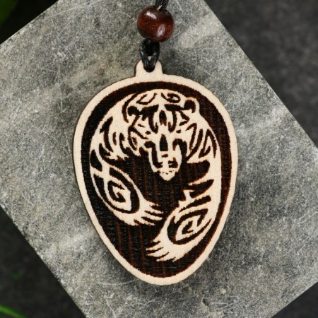 Talisman Slavic "bear" cedar-1
