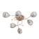 ANTE CHUREL 6X40W E27 Gold Model: 2800087